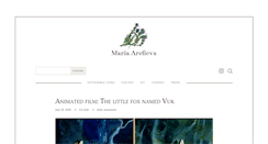 Desktop Screenshot of mariaarefieva.com